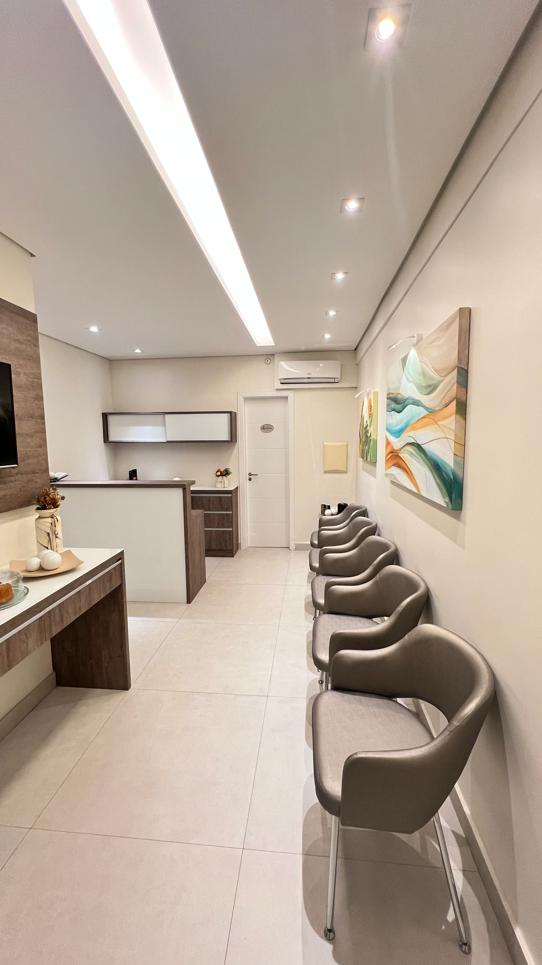 Sala de espera do consultório